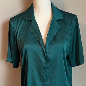 Elegant Teal Women's Top
